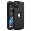 Direkt premium PU -läderfodral för iPhone 15 14 13 12 11 Pro Max Back Cover Mobiltelefontillbehör