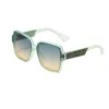 Gafas de sol de lujo para mujer 96006, gafas de sol de moda para hombre, protección UV400, gafas de diseñador para hombre, bisagra de Metal con gradiente para mujer