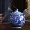 Bouteilles de stockage Pots de gingembre en porcelaine Décoration de style chinois ancien Vases à fleurs en céramique