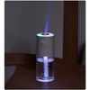 Humidifiers Wireless Humidifier Magical Crystal Projection Lamp Mini Portableair USB Car Home MagicalCrystal Humidifier 230427