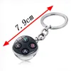 Keychains produkttillbehör Spelkontroller Tid Gem Metal Keychain Dubbelsidig glasboll