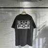 Homens camisetas Vintage Tee Loser Subpop Carta Retro Impressão Puro Algodão Homens Mulheres 1/1 Oversized Camiseta High Street American Summer Manga Curta T231127