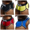 Underpants JOCKMAIL Brand Men Underwear Boxer shorts Backless Buttocks Cotton Sexy open back Gay Man Underpant JockStrap cuecas sissy trunk 230426