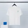 メンズTシャツファッションメンズTシャツ2023バレンカイガティ新しいコットンソフトアンチリンクルレトロ装飾印刷文字カジュアル学生愛好家短袖A012-06