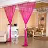 Curtain 100x200cm Gold Door Curtains Flash Shiny Tassel Line Window Drapes For Living Room Bedroom Partition Home Decor Cortinas T246#4