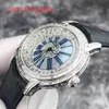 Ap Swiss Luxury Watch Orologio da uomo della serie Millennium realizzato in materiale platino 18 carati con un orologio meccanico automatico Full Sky Star sul retro, lussuoso orologio da uomo