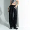 Jean rétro américain taille haute pour femmes, pantalon Cargo ample, couleur unie, Style Streetwear, Vintage, jambes larges, Baggy Y2K