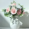 Fleurs décoratives 25 pièces, fausses Roses en mousse artificielles, Bouquet de mariage à faire soi-même, décoration de jardin de Table pour la maison