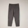 Calça masculina Man Khaki Grey Longo Cotton Casual Boys Plus Size Workwear Troushers 4xl 5xl Streetwear de estilo safari ao ar livre