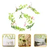 Dekoratif çiçekler simüle wisteria şeritler çelenk yapay asılı bitkiler asma dekor düğün plastik sahte duvar