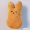 Animali di peluche ripieni Coniglio di Pasqua Peluche 15 cm Simpatico coniglietto Portachiavi Kawaii Divano della camera Decorazione del desktop Consegna di goccia Giocattoli Regali Dh8X0