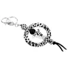 Keychains Silicone Key Ring Armband Chain Wristband Wristlet Keychain Harts Women