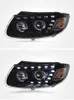 Фара для стайлинга автомобилей для Hyundai Santafe 2006-2012, фары DRL, спрятанная фара, динамический сигнал, биксеноновые аксессуары