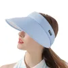 Cycling Caps Summer Wide Brim Sun Visor Hat Adjustable UV Protection Golf Sports Wear Athletic For Men Women