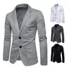 Abiti da uomo Elegante giacca da abito a maniche lunghe Tutti abbinati a un comodo blazer slim fit in stile coreano