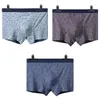 MUITOPANTES 3PCS/LOT Men Boxers Roupa íntima de alta qualidade Fabric sexy Sexy confortável sem trapaça Panties listrados de atacado atléticos