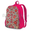 Backpack Kermina Suzani Uzbekistan Embroidery Print Outdoor Hiking Riding Climbing Sports Bag Vintage Rug Carpet