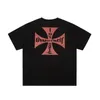 T-shirt maschile Askyurself Tshirt Men Women 11Sun Skull Cross Print AskyurSe Styled Styled Short Short Short Top J230427