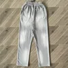 Women s Pants s 2023 Hellstar Vintage Wash Casual Grey Green 1 Elastic Waist Drawstring High Street Print Couple 231127