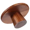 Dinnerware Sets Wood Cake Dessert Stand Tabletop Retail Display Riser Round Rustic Holder Tray Wooden Serving Platter Centerpiece