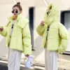 Kvinnors dike rockar varma vinter parkas feamle koreanska huva lösa bubbla kappa damer och jackor gripa pufferjacka mode mode