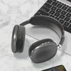 Fones de ouvido Bluetooth sem fio P9 com fones de ouvido de cancelamento de ruído de microfone