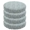 Chair Covers 4 Pcs Stool Cover Bar Replacement Round Protector Elastic Slipcover Decorative Cushion