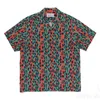 Men's Casual Shirts Spotted Pattern WACKO MARIA Shirt Men Women Hawaiian Top Tee Short Sleeve 230426