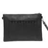 Hbp uxury designer clutch handväska män axelväskor man purse punk skalle rivet handleds påse mode crossbody väska avtagbar axel sida ficka dicky0750 dicky