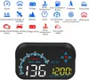 2022 CAR HEAD-UP Display OBD+GPS Speedometer Vattentemperatur Alarm HUD Hastighet Mäter Radar Auto Varning Instrument M20