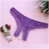 Other Health Beauty Items Womens Panties Ladies Erotict Y Hollow Out Women Lace Briefs Thongs Gstring Lingerie Underwear With Pear Dhpu9