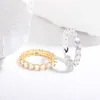 Bande Anneaux Nouveau Minimaliste Mince Anneaux pour Femmes De Mariage Brillant Cubique Zircon Haute Qualité Polyvalent Femelle Doigt Bijoux Cadeaux 2023 AA230426