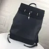 Mochila de hombres de cuero de flores negras manchas de cuero para hombres bolsas para hombres bolsas de alta calidad al aire libre ciclismo gran capacidad viajar 232d