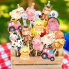 Other Event Party Supplies Pink Farm Animals Birthday Cake Decorations Farm Animals Themed Cake Cupcake Topper for Girl Baby Shower Birthday Party Supplies 231127