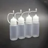 Bottiglie di stoccaggio Bottiglia con tubo ad ago allungato 10ml Colla Contagocce Punta adesiva Oliatura Morbida Dispenser ricaricabile Portatile