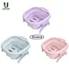 Basins UNTIOR Plastic Collapsible Foot Basin Foot Washing Basin Foot Spa Bucket Pedicure Bath Soaking Tub Travel Portable Wash Basin