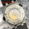 Ap Swiss Luxury Watch Royal Oak Offshore Series Orologio da uomo 15710st Datario Funzione 300 metri Profondità 42 mm Orologio meccanico automatico 16 Garanzia