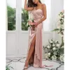 Urban Sexy Dresses Anpassad 2023 One Shoulder Bridal Dress Long Mermaid aftonklänning Satin Sydd bröllopsklänning Kvinnlig gästklänning 231127