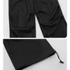 Pantalons pour hommes Hommes Streetwear Mode Lâche Casual Plis Cuir Moto Pantalon Femmes Filles Cordon Cargo Pantalon Y2k Vêtements