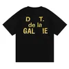 Gallary dept camisa verão moda homens mulheres designers tees galeriadept camisetas solta manga curta tops hip hop streetwear letra algodão t-shirt dek