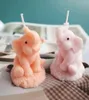 SJ 3D Elephant Candle Mold Silicone Mold for Candle Making DIY Handmade Resin Molds for Plaster Wax Mould H12227560266