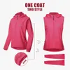 Cycling Jackets QUESHARK Women Windproof Waterproof Reflective Cycling Jacket Bicycle Long Sleeve Windbreaker Sleeveless Vest Bike Coat 231124