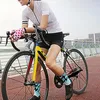 Sports Socks 1ペア実用的な屋外ではない滑り止め弾性サイクリングプロフェッショナルコンプレッションスポーツバイク