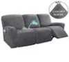 1 2 3 Seater Recliner Sofa Cover Elastic Allinclusive Massage Slipcover for Living Room Suede Lounger Armchair Couch 2111243140583