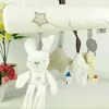 Sonagli Cellulari Coniglio bambino appeso letto seggiolino di sicurezza peluche Campana a mano peluche multifunzionale Passeggino Regali mobili 230427