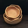 Dinnerware Sets Autumn Vines Containers Wave Style Vegetable Fruit Basket Wooden Bread Storage