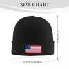 Berets 35 Star American Flag Bonnet Hats West Beanie Custom Knitted Hat Autumn Funny Female Male Kpop Elastic Caps