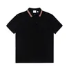 Herren Polo 23SS Sommer Luxusmarke Designer Logo Stickerei klassisches lässiges Business Revers Kurzarm Polo