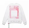 Hommes Off White Sweat à capuche Hip Hop Hommes Streetwear Homme Femme Designers Skateboards à capuche Hoodys Street Pull Sweat-shirt Vêtements Offs Blanc Surdimensionné Offenser H3