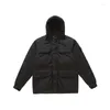 Мужской падение 2023 зимний японский бренд прилив инструмент для хлопковой куртки средняя и длинные пары наружные пальто мужские куртки